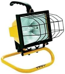 Woods 500 Watt Portable Work Light; Yellow