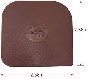Pampered Chef Nylon Pan Scrapers Set of 3 in Brown