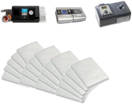 20-Pack Disposable CPAP Filters for ResMed AirSense 10 / AirCurve 10 / S9 / AirStart – Replacement CPAP Machine Filters for Dust, Pollen, Allergens