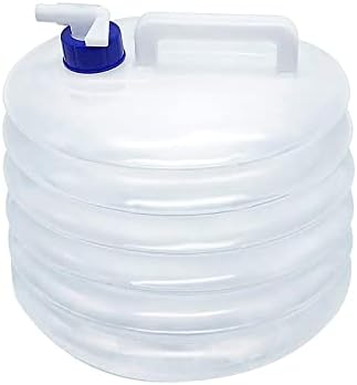 Collapsible Water Container, 5L 10L 15L Portable Folding Water Carrier with Tap, BPA Free Water Carrier Tanks - Water Storage for Camping, Hiking