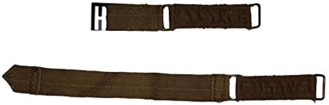 Warreplica WWII British Army Brodie Helmet Chin Doughboy Chin Strap – Lot of 2 Reproduction for Collectors, Historical Display, Reenactment