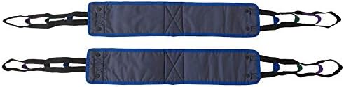 Hip Lift Sling (X-Large) Solid Fabric, Non-Slip Polyester Sling, Inner Thigh Cuff Compatible with Hoyer, Invacare, McKesson, Drive, Lumex, Medline