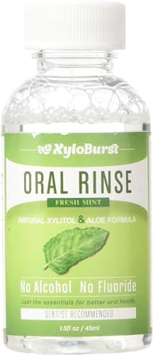 Xyloburst Oral Rinse Mouthwash - Natural Xylitol Mouthwash | Fluoride Free Mouth Wash | Alcohol Free Mouth Wash | Fresh Mint Mouth Rinse | SLS Free