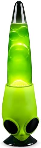 Rhode Island Novelty 13 Inch Alien Head Wax Motion Lamp