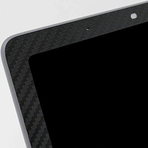 Skin for Google Nest Hub Max 10" | Protective, Durable, and Unique Vinyl Decal Wrap Cover | Made in The USA (Black Carbon Fiber)