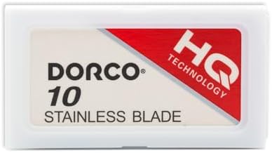 Dorco ST301 Platinum Extra Double Edge Razor Blades 1000 Count, Razors for Men, Super Sharp for Smooth, Precise Shave, Stocking Stuffers