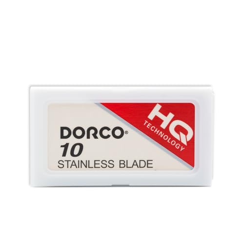 Dorco Platinum ST300 Stainless Steel Razor Blades - Pack of 10 Blades