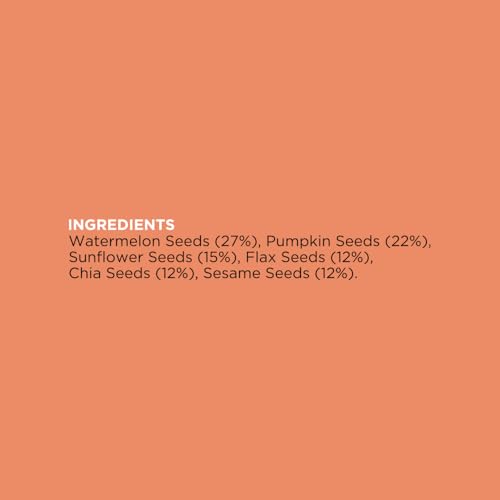 Nutty Gritties Super Seeds Mix - Roasted - Flax Chia Sesame Sunflower Watermelon Pumpkin Seeds (Pack Of 1 - 200 Grams)