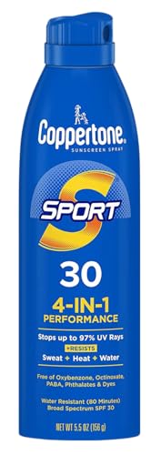 Coppertone Continuous Spf#30 Spray Sport 5.5 Ounce (162ml) (6 Pack)