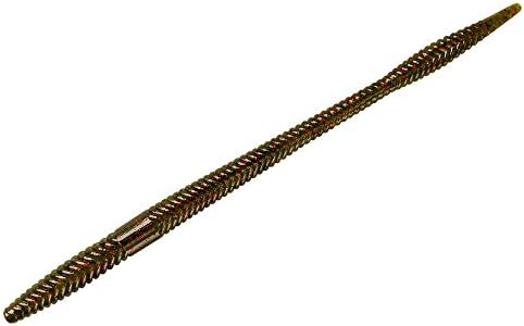 YUM Mighty Worm Straight-Tail Soft Plastic Bait Fishing Lure, 10.5 Inch Length, 5 per Pack