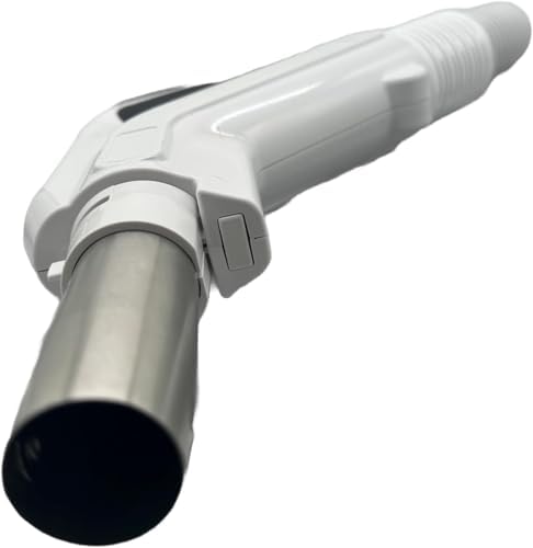 Universal Central Vacuum 30 ft Low Voltage Hose, White, Crushproof Material, Compatible with Most Inlets - On/Off Switch Control (30 Ft. Low Voltage)