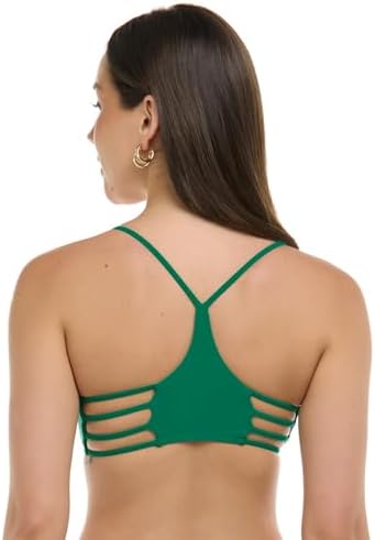 Body Glove Standard Smoothies Alani Solid Strappy Back Bikini Top for Women