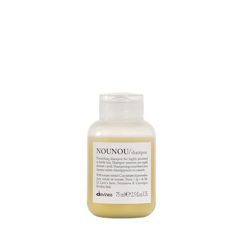 Davines NOUNOU/Shampoo, Nourishing Cleanser for Damaged, Processed or Brittle Hair - Restores Natural Softness, Shine & Body with Lupin- Hydrates Chemically Treated Hair