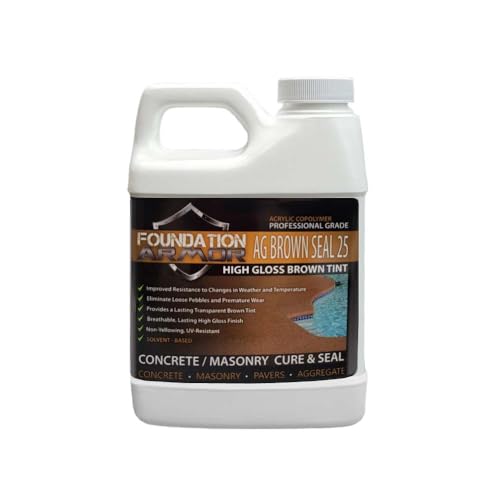 Armor AG Brown Seal 25 Brown Tinted Exposed Aggregate Sealer