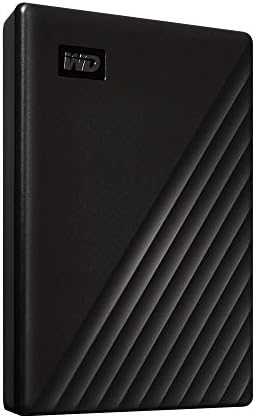WD 2TB My Passport, Portable External Hard Drive, Black, backup software with defense against ransomware, and password protection