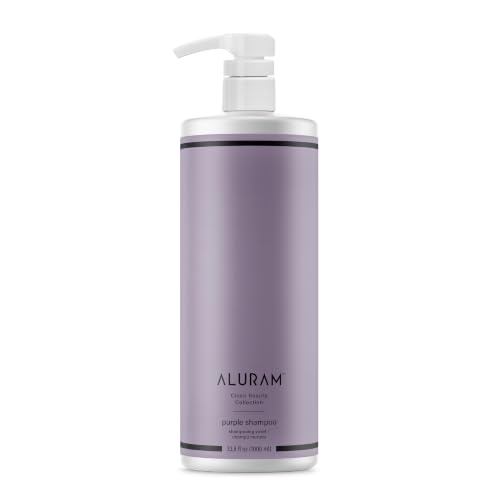 ALURAM Coconut Water Purple Shampoo for Women, Boosts Brightness, Banishes Brass, for All Hair Types