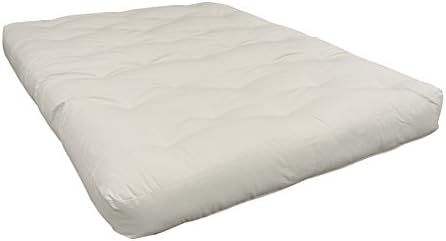 Gold Bond 8" Double Foam & Cotton Futon Mattress, Sage Microfiber, Full, Green