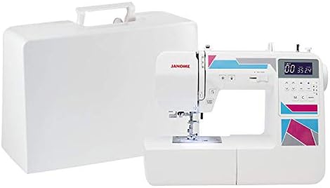 Janome MOD-30 Computerized Sewing Machine with 30 Built-In Stitches, 3 One-Step Buttonholes, Drop Feed and Accessories