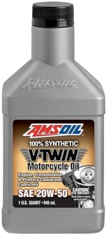 AMSOIL Full Synthetic Motorcycle Oil 20W-50 1 Quart