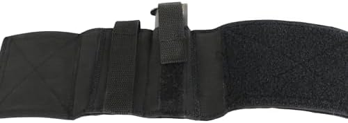 2 Magazine Ankle Holster with Padded Neoprene - CCW Concealed Carry Mag Ankle Holster - Single Stacked or Double Stacked, Black