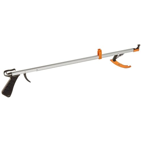 Sammons Preston Easireach II Reacher, 15" Magnetic Grabber Tool for Seniors | Lightweight grabber reacher tool with magnetic tip, ergonomic grip and claw jaw, a reaching aid for seniors