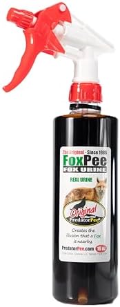 Predator Pee 100% Fox Urine - Territorial Marking Scent - Creates Illusion That Fox is Nearby - 16 oz