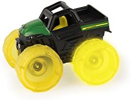 TOMY Monster Treads Lightning Wheels - Includes 1 John Deere Miniature Monster Truck Toy - Gator or Tractor Toy (Vehicle May Vary) - John Deere Toys