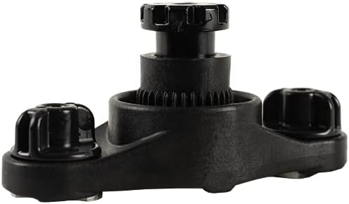 YakAttack HD LockNLoad Track Mount Base | Dual MightyBolt System for Kayak Rod Holders