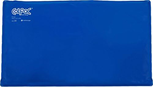 Chattanooga ColPac - Reusable Gel Ice Pack - Black Polyurethane - Standard - 10 in x 13.5 in - Cold Therapy - Knee, Arm, Elbow, Shoulder, Back - Aches, Swelling, Bruises, Sprains, Inflammation