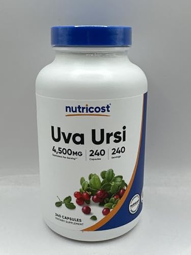 Nutricost Uva Ursi Extract 240 Capsules for 240 Servings Per Bottle