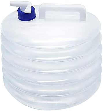 Collapsible Water Container, 5L 10L 15L Portable Folding Water Carrier with Tap, BPA Free Water Carrier Tanks - Water Storage for Camping, Hiking