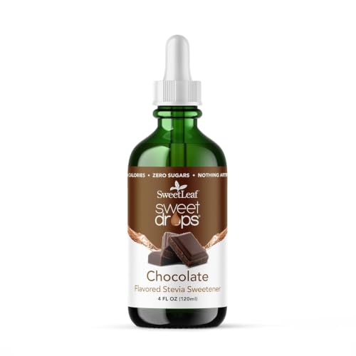 SweetLeaf Stevia Drops Liquid Sweetener, SteviaClear - 4 Fl Oz, Pack of 2 | Unflavored Sweet Drops, Organic Stevia Leaf Extract, Zero Calorie, No Erythritol, Sugar Substitute, With Dropper