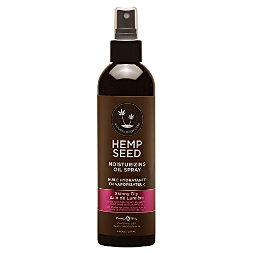 Hemp Seed Moisturizing Oil Spray - 8 oz - Smooth, Moisturize & Protect Skin - With Vitamin E + Hemp Seed, Coconut & Avocado Oils - Vegan, Cruelty Free
