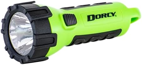 Dorcy 55 Lumen Floating Water Resistant LED Flashlight with Carabineer Clip, Purple (41-2508)