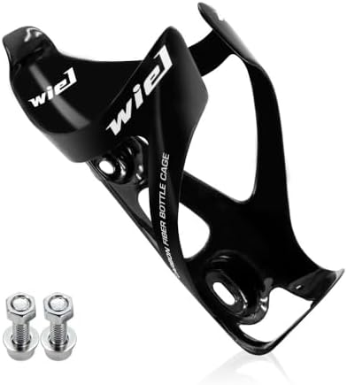 Wiel Full Carbon Fiber Bicycle Bike Light Drink Water Bottle Cage Holder