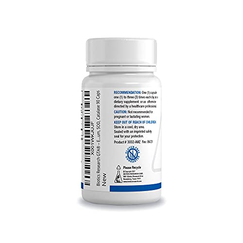 BIOTICS RESEARCH GTA Porcine Glandular Selenium Supplement Rubidium 90 Caps