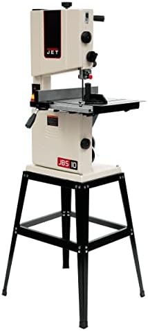 JET 10-Inch Woodworking Band Saw with Stand, 1/2 HP, 115V 1Ph (JWB-10)