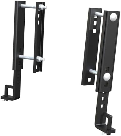 CURT 17515 Replacement TruTrack Weight Distribution Hitch Adjustable Support Brackets for 8-Inch Trailer Frames | Secures spring bars on trailer