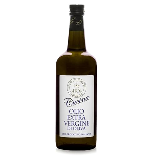ROI Extra Virgin Olive Oil from Italy - Cucina Ligurian, First Cold Pressed, Pure, Polyphenol Rich Italian EVOO - 34 fl oz (1 Liter)