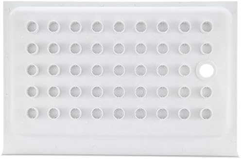 RecPro RV Shower Pan | 36" x 24" x 5" Right Drain in White | RV Shower Base | Camper Shower Pan