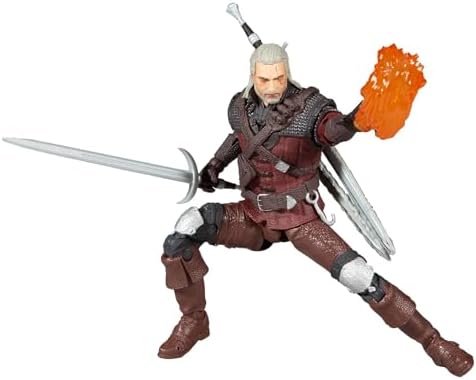 McFarlane Toys The Witcher Geralt of Rivia (Wolf Armor) 7" Action Figure