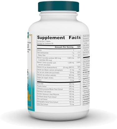 Source Naturals Wellness Formula, Advanced Immune Support* - 180 Tablets | Bio-Aligned Vitamins & Herbal Defense with Vitamin C Plus 30 other Vitamins, Minerals & Herbs for Immune System Support*