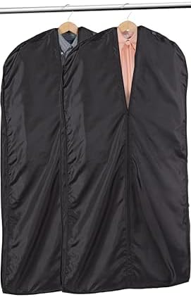 Lewis N. Clark Travel Garment Bag Cover for Airplane, Car, Everyday Use-Heavy-Duty, Lightweight, Water-Resistant, Perfect for Suits, Dresses