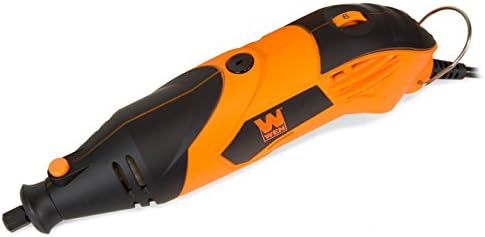 WEN 23114 1.4-Amp High-Powered Variable Speed Rotary Tool with Cutting Guide, LED Collar, 100+ Accessories, Carrying Case and Flex Shaft