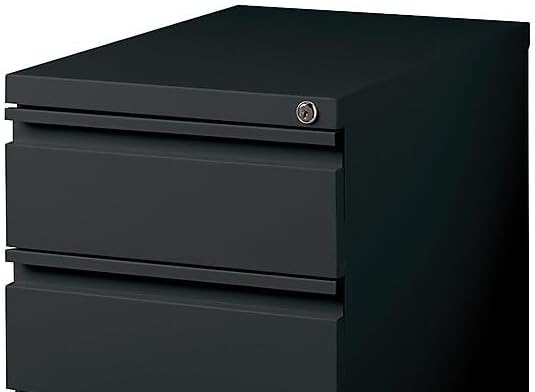 Staples 3-Drawer Vertical File Cabinet, Letter Size Documents, Lockable, 19.88" D x 15" W x 27.75" H, Black