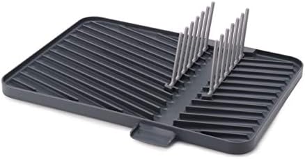 Joseph Joseph Flip-Up Drain Board with Foldable Dish Rack, One-size, Gray