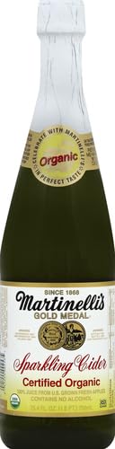 Martinelli's Organic Sparkling Apple Grape 25.4 Fl Ounce