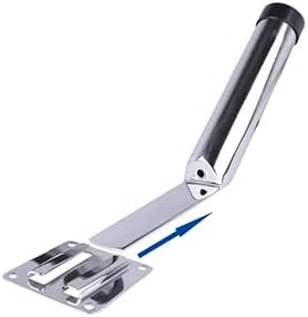Deck Mount Fishing Rod Holder, Marine Grade Stainless Steel Adjustable Fishing Rod Holders, Support for Marine Boat Yacht