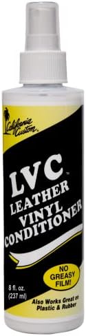 CALIFORNIA CUSTOM – Leather Vinyl Conditioner LVC, Protect Your Leather, Rubber, Plastic and Vinyl from Wearing