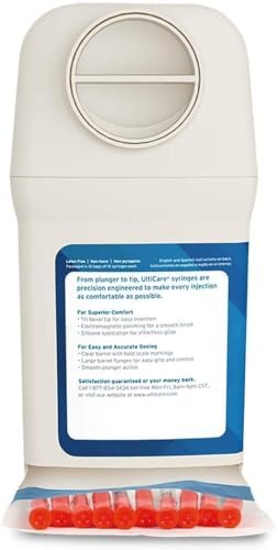 UltiCare VetRx U-40 UltiGuard Safe Pack Pet Insulin Syringes 1/2cc, 29G x 1/2", 100 ct